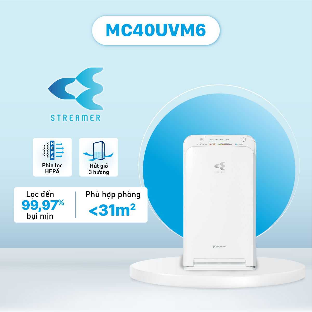 Máy lọc không khí MC40UVM6